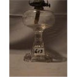 MATCH HOLDER LAMP, 9"B, 1880 CIRCA