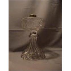 ANA/DIAMOND BASE LAMP, 10 1/2"B, 1880 CIRCA 