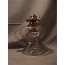 LARGE FINGER LAMP, 9"B, 1910 CIRCA 