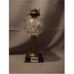 LOMOX VIENNA LAMP, 11 3/4"B, 1870 CIRCA 
