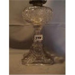 HOLE BULLSEYE - FINE DETAIL LAMP, 12 1/2"B, 1880 CIRCA 
