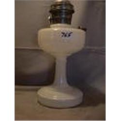 PAINTED (WHITE) ALADDIN 13 1/4"B, 1940 CIRCA 