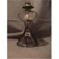 LATE TEARDROP LAMP, 11 3/4"B, 1900 CIRCA 