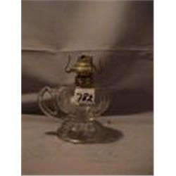 DOROTHY FINGER LAMP, 6 1/4"B, 1895 CIRCA 