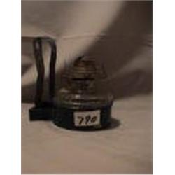 KITCHEN BRACKET LAMP, BRACKET BROKEN LAMP, 5"B, 1910 CIRCA 