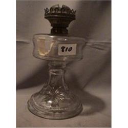 LATE DAISY LAMP, 11"B, 1900 CIRCA 