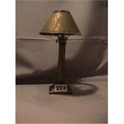 CANDLE LAMP, 10 1/4"S, 1890 CIRCA 
