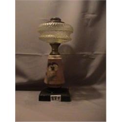 VASELINE WEBSTER LAMP, 13"C, 1870 CIRCA 