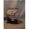 Image 1 : MORNING GLORY & SCROLL LAMP BASE, 8 1/4"R, 1890 CIRCA 