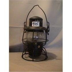 G&R GW RAILROAD LANTERN, 9 3/4"T, ? CIRCA DISCRIPTI0N DISCRIPTI0N 