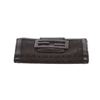 Image 3 : Fendi Black Zucca Canvas Leather Trim Small Wallet