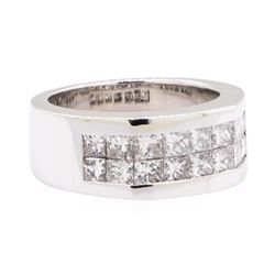 1.85 ctw Diamond Ring - 14KT White Gold