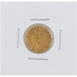 1910 $2 1/2 Indian Head Quarter Eagle Gold Coin