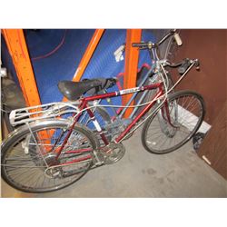 RED RODEO ROAD BIKE AND BLUE RUDGE ROAD BIKE