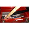 Image 2 : RED CRAFTSMAN TOOL BOX W/ FILES