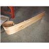 Image 2 : 5 FOOT WOODEN TOBOGGAN