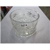 Image 1 : LARGE PINWHEEL CRYSTAL BOWL