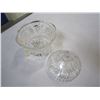 Image 2 : LARGE HEAVY CUT PINWHEEL CRYSTAL CANDY DISH W/ LID