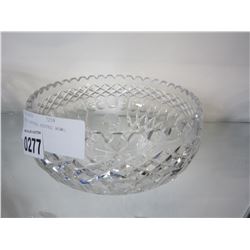 PINWHEEL CRYSTAL FOOTED BOWL