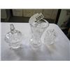 Image 1 : PINWHEEL CRYSTAL SERVING PIECES