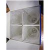 Image 3 : GENUINE BOHEMIAN CRYSTAL FINE CUT SYMPHONY 4PC CHAMPAGNE FLUTES