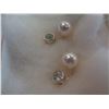 Image 2 : .925 STAMPED AQUAMARINE SEMI PRECIOUS STONES W/ PEARLS