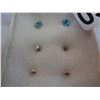 Image 2 : 3 SETS OF 925 STAMPED EARRINGS