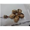 Image 2 : STAMPED 925 FINE NECKLACE AND 925 FLOWER PENDANT W/ POSSIBLE DIAMOND
