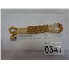 Image 1 : STAMPED 14K GP ROPE CHAIN 18"