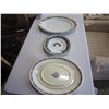 Image 1 : LIMOGES 17 X 12 PLATTER AND ANTIQUE CELLINI PLATE PB AND CO AND BOSTON WEDGEWOOD PLATTER 14 X 11
