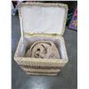 Image 1 : WICKER LAUNDRY HAMPER
