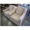 Image 2 : 2 STRIPED ARM CHAIRS