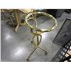 Image 2 : FIRE SCREEN AND BRASS PLANT STAND