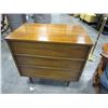 Image 1 : VINTAGE DIXIE WALNUT 3 DRAWER DRESSER MCM