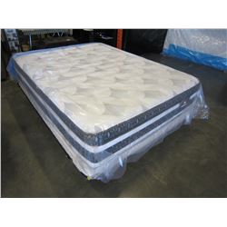 NEW QUEEN SIZE SERTA PERFECT SLEEPER "ELLSION" EURO TOP MEDIUM FIRM MATTRESS