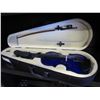 Image 1 : BLUE VIOLIN IN CASE