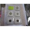 Image 1 : 1943 CANADIAN WAR TIME COIN SET .800 SILVER WITH TOMBAC NICKEL