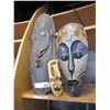 Image 1 : 3 CARVED WOODEN MASKS