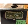 Image 2 : PAT 1905 UNIVERSAL COUNTER TOP TIN COFFEE MILL