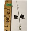 Image 1 : STERLING SILVER EARRINGS AND CHAIN