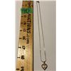 Image 1 : GOLD AND DIAMOND LOOK NECKLACE