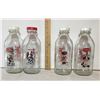 Image 2 : GR OF 4 ACME DAIRY MILK BOTTLES WITH LOONIE TUNE GRAPHICS