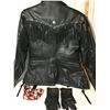 Image 2 : LADIES LARGE LEATHER HARLEY DAVIDSON JACKET WITH MATCHING GLOVES - EXCELLENT