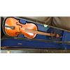 Image 1 : ANTIQUE VIOLIN WITH AUBERT BRIDGE - GERMANY AND HARD CASE