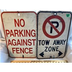 GR OF 2, NO PARKING SIGNS