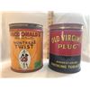 Image 1 : GR OF 2 TOBACCO TINS, MACDONALD'S MONTREAL TWIST & OLD VIRGINIA PLUG