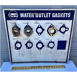 GULF PRESS BOARD GASKETS SIGN