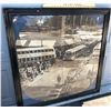 Image 1 : FRAMED LARGE CHICAGO TRANSPORTATION PRINT