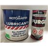 Image 1 : GR OF 2, MOTOMASTER TINS. 5 LBS GREASE & PURGE - FULL.
