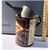 Image 2 : VEEDOL 1 QT SIZE OIL TIN WITH ATTACHED SPOUT